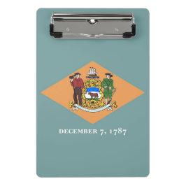 Mini klembord met vlag van Delaware, Verenigde Sta