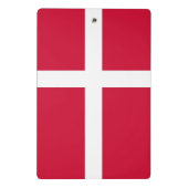 Mini klembord met vlag van Denemarken (Achterkant)