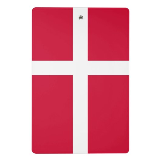 Mini klembord met vlag van Denemarken (Achterkant)