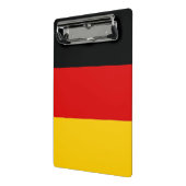 Mini klembord met vlag van Duitsland (Angled2)
