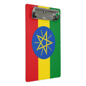 Mini klembord met vlag van Ethiopië (Schuin)