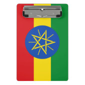 Mini klembord met vlag van Ethiopië (Voorkant)