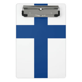 Mini-klembord met vlag van Finland Mini Klembord