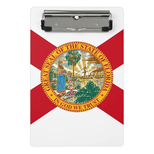 Mini klembord met vlag van Florida, Verenigde Stat (Voorkant)