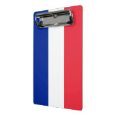 Mini klembord met vlag van Frankrijk (Angled2)