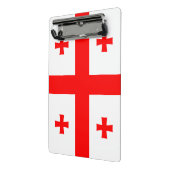 Mini klembord met vlag van Georgië (Angled2)