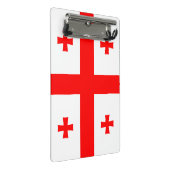Mini klembord met vlag van Georgië (Schuin)
