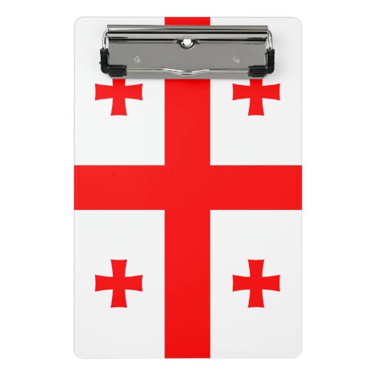 Mini klembord met vlag van Georgië (Voorkant)