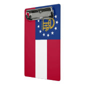 Mini klembord met vlag van Georgië, Verenigde Stat (Angled2)