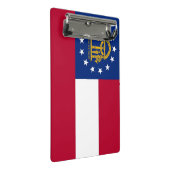 Mini klembord met vlag van Georgië, Verenigde Stat (Schuin)