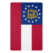 Mini klembord met vlag van Georgië, Verenigde Stat (Achterkant)