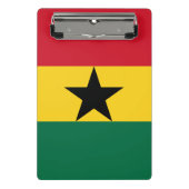 Mini klembord met vlag van Ghana (Voorkant)