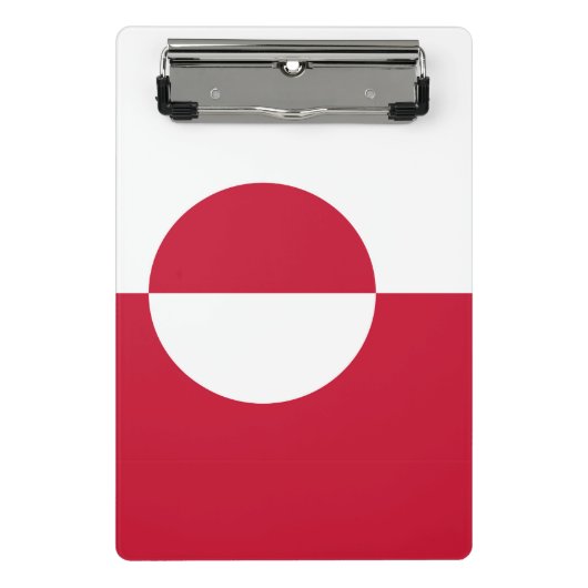 Mini klembord met vlag van Groenland (Voorkant)