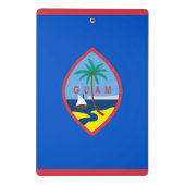 Mini klembord met vlag van Guam, Verenigde Staten (Achterkant)