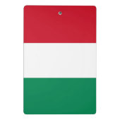 Mini klembord met vlag van Hongarije (Achterkant)