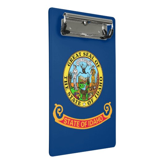 Mini klembord met vlag van Idaho State, Verenigde  (Schuin)