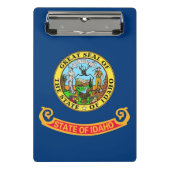 Mini klembord met vlag van Idaho State, Verenigde  (Voorkant)