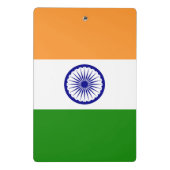 Mini klembord met vlag van India (Achterkant)