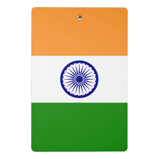 Mini klembord met vlag van India (Achterkant)