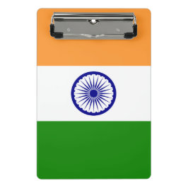 Mini klembord met vlag van India
