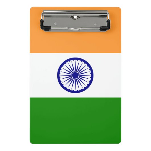 Mini klembord met vlag van India (Voorkant)