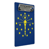 Mini klembord met vlag van Indiana State, Verenigd (Schuin)