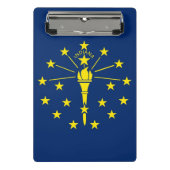 Mini klembord met vlag van Indiana State, Verenigd (Voorkant)