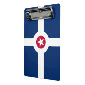 Mini klembord met vlag van Indianapolis, Verenigde (Angled2)