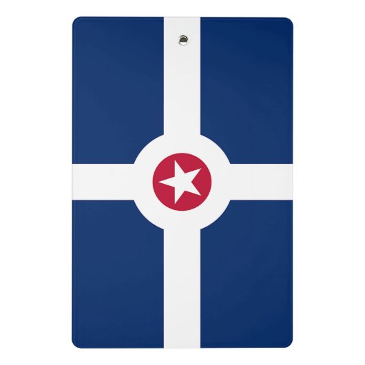 Mini klembord met vlag van Indianapolis, Verenigde (Achterkant)