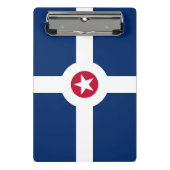 Mini klembord met vlag van Indianapolis, Verenigde (Voorkant)