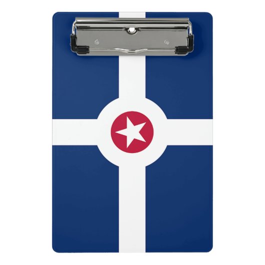 Mini klembord met vlag van Indianapolis, Verenigde (Voorkant)