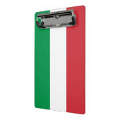 Mini klembord met vlag van Italië (Angled2)