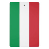 Mini klembord met vlag van Italië (Achterkant)