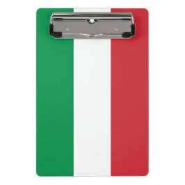 Mini klembord met vlag van Italië