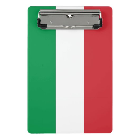 Mini klembord met vlag van Italië (Voorkant)