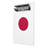 Mini klembord met vlag van Japan (Angled2)
