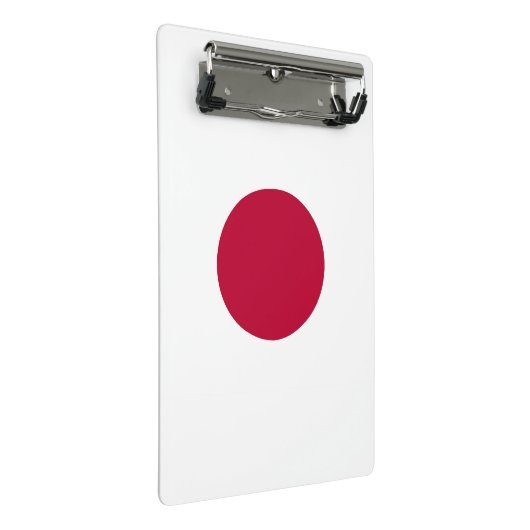 Mini klembord met vlag van Japan (Schuin)
