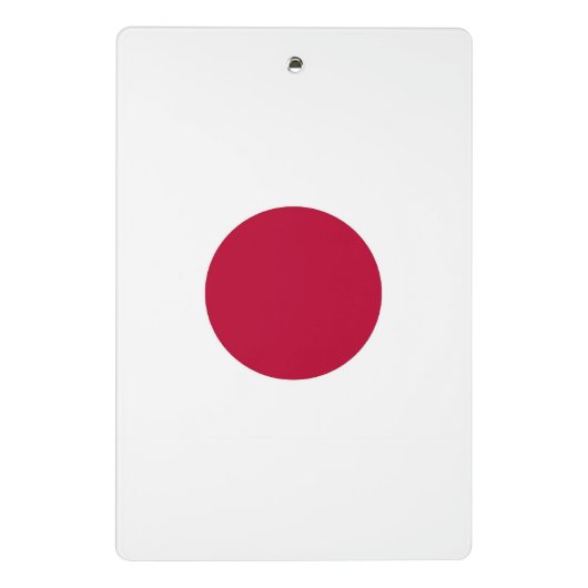 Mini klembord met vlag van Japan (Achterkant)