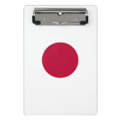 Mini klembord met vlag van Japan (Voorkant)