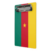 Mini klembord met vlag van Kameroen (Angled2)