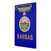 Mini klembord met vlag van Kansas State, Verenigde (Angled2)