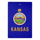 Mini klembord met vlag van Kansas State, Verenigde (Achterkant)