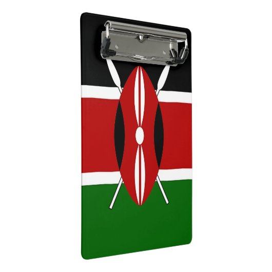 Mini klembord met vlag van Kenia (Schuin)