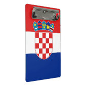 Mini klembord met vlag van Kroatië (Schuin)