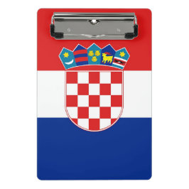 Mini klembord met vlag van Kroatië