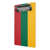 Mini klembord met vlag van Litouwen (Angled2)