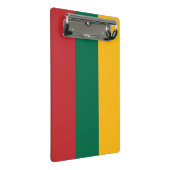 Mini klembord met vlag van Litouwen (Schuin)