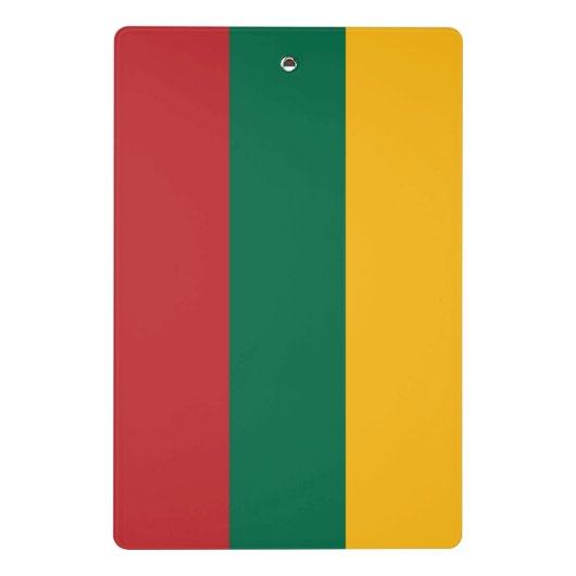 Mini klembord met vlag van Litouwen (Achterkant)