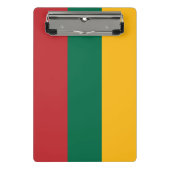 Mini klembord met vlag van Litouwen (Voorkant)