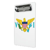 Mini klembord met vlag van Maagdeneilanden, Vereni (Angled2)